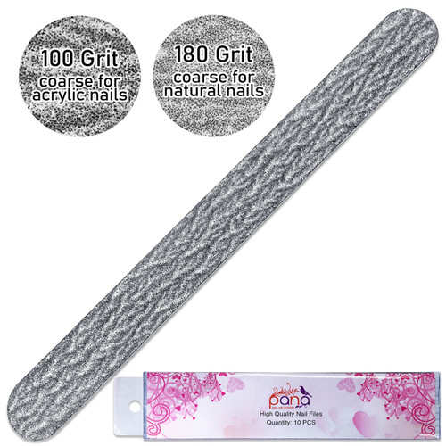 Lecenté Straight Nail Files - 80/150 - Lecenté - Gel Polish & Nail Art